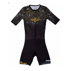 Swings on Wings Jr. II Racing Suit - Czarny - XXXS
