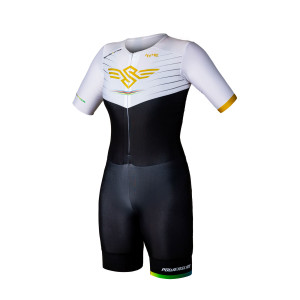 Swings on Wings Jr. Racing Suit - Biało-Czarny - XXXS