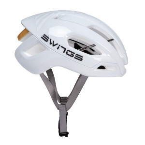 Kask Swings on Wings Omen - Biało-Złoty - 51-54
