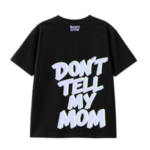 Koszulka Bumpie Crew Don't Tell My Mom TS - Czarny - 140