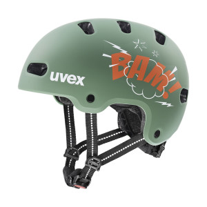 Kask Uvex Kid 4 Style Bam - Zielony - 51-55