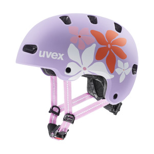 Kask Uvex Kid 4 Style Flower - Liliowy - 51-55