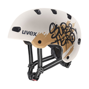 Kask Uvex Kid 4 Style Super Hero - Szary Mat - 55-58