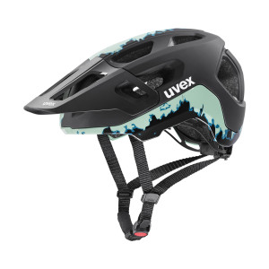Kask Uvex React - Jadeitowo-Czarny Mat - 52-56