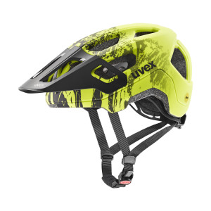 Kask Uvex React Jr. MIPS - Limonkowo-Czarny - 52-56