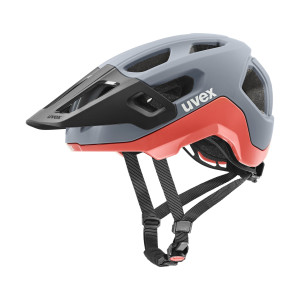 Kask Uvex React - Szaroniebiesko-Morelowy - 52-56