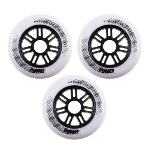 Powerslide Spinner 100mm/88a - Białe (3 szt.)