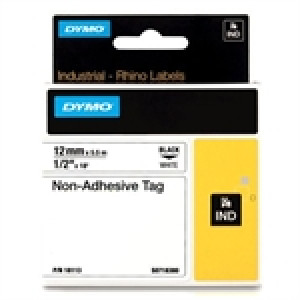 Dymo 18113 (S0718380) cinta no adhesiva negro sobre blanco 12mm