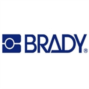 Brady M5C-1500-422 cinta de poliéster negro sobre blanco 38,10 mm x 7,62 m