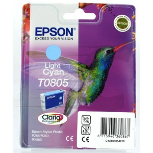 T0805 Cartucho de tinta (Epson T080540) cian claro
