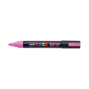 Posca Marcadores  PC-5M   Ponta Redonda 1,8 mm - 2,5 mm   Cor de rosa néon