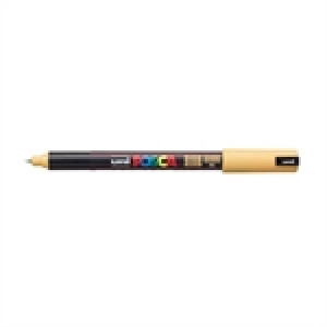 Posca Marcador  PC-1MR   Ponta Redonda 0,7 mm   Amarelo palha