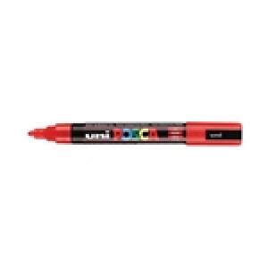 Posca Marcador  PC-5M   Ponta Redonda 1,8 mm - 2,5 mm   Vermelho