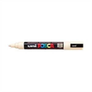 Posca Marcador  PC-5M   Ponta Redonda 1,8 mm - 2,5 mm   Bege