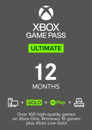 12 Month Xbox Game Pass Ultimate Xbox One/Xbox Series X|S/PC (Europe & UK)