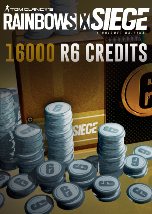 Tom Clancy's Rainbow Six Siege 16000 R6 Credits Pack Xbox One & Xbox Series X|S (WW)