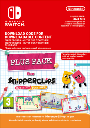 Snipperclips - Cut it out Together Plus Pack Switch (EU & UK)