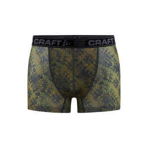 Boxerky CRAFT Greatness 3" žlutá S