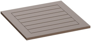 Outdoor Tischplatte Resysta