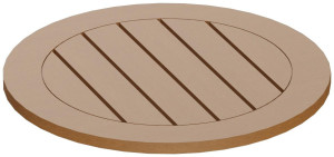 Outdoor Tischplatte Resysta