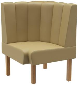 Indoor Eckelement rund Felipa