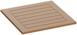 Outdoor Tischplatte Resysta