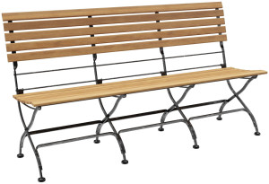 Outdoor 3-Sitzer-Bank Valentin