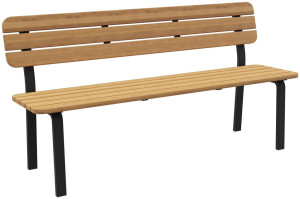 Outdoor 3-Sitzer-Bank Tadaro