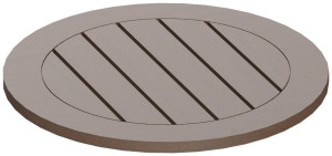 Outdoor Tischplatte Resysta