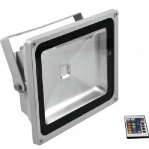 EuroLite LED IP FL-50 COB RGB 120° RC TILBUD NU