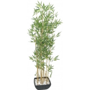 Europalms Bamboo in bowl, artificial, 150cm TILBUD NU bambus skål