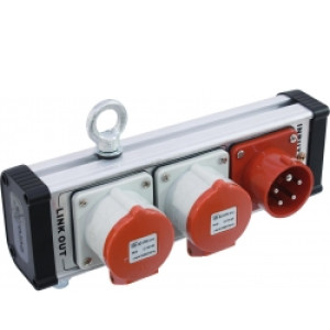 EuroLite SAB-322 Power Split Box TILBUD NU strøm dele boks