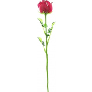 Europalms Crystal rose, burgundy, artificial flower, 81cm  krystalrose bourgogne
