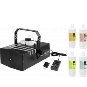 EuroLite Set Dynamic Fog 1200 + Fluids TILBUD NU dynamisk væsker tåge sæt