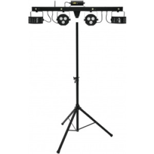 EuroLite Set LED KLS Laser Bar FX + M-3 Speaker System Stand højttaler stativ