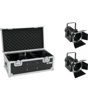 EuroLite Set 2x LED THA-40PC bk + Case TILBUD NU tilfælde sæt