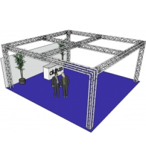 Alutruss Truss Set QUADLOCK 6082 square 7.71x7.71x3.5m (WxDxH) TILBUD NU