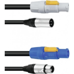 PSSO Combi Cable DMX PowerCon/XLR 3m TILBUD NU løftdenløsem kabel løft løse den