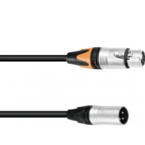 PSSO Adapter Cable DMX XLR 3-pin/5-pin 0.3m bk TILBUD NU