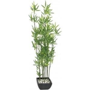 Europalms Bamboo in bowl, artificial, 120cm TILBUD NU