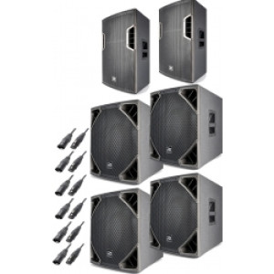 Power Dynamics PD612A/PD615SA Aktiv højttaler system! TILBUD NU
