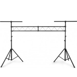 Lysstativer med T-bom og 3m 2-kant lysbro (max belastning 60kg.) TILBUD lys bro