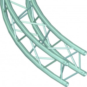 Alutruss QUADLOCK 6082 Element for Circle 2m in.90° TILBUD NU