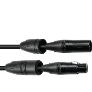 PSSO DMX Cable IP65 3-pin 5m black TILBUD NU