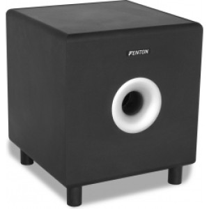 Aktiv Hi-Fi subwoofer SHFS10B / 10" bas 200W, sort TILBUD NU quot