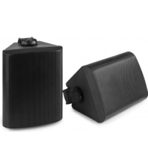 Inde/Udendørs Højttalersæt, kompakt design med vægbeslag / 8 Ohm / 6.5" 150W / I