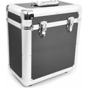 LP RC80 12" Flightcase til plader / Vinyl Record Case, Sort tilfælde optage black