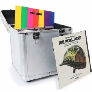 LP RC100 12" Flightcase til plader / Vinyl Record Case, Sølv tilfælde optage quot