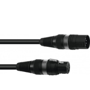 SOMMER CABLE DMX Cable XLR 5-pin 5m bk Hicon TILBUD NU