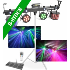 ShowBar 2x PAR 6x 4in1 2xButterfly, Laser R/G DMX IRC "B-STOCK" TILBUD NU